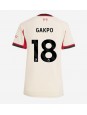 Liverpool Cody Gakpo #18 Vieraspaita Naisten 2025-26 Lyhythihainen